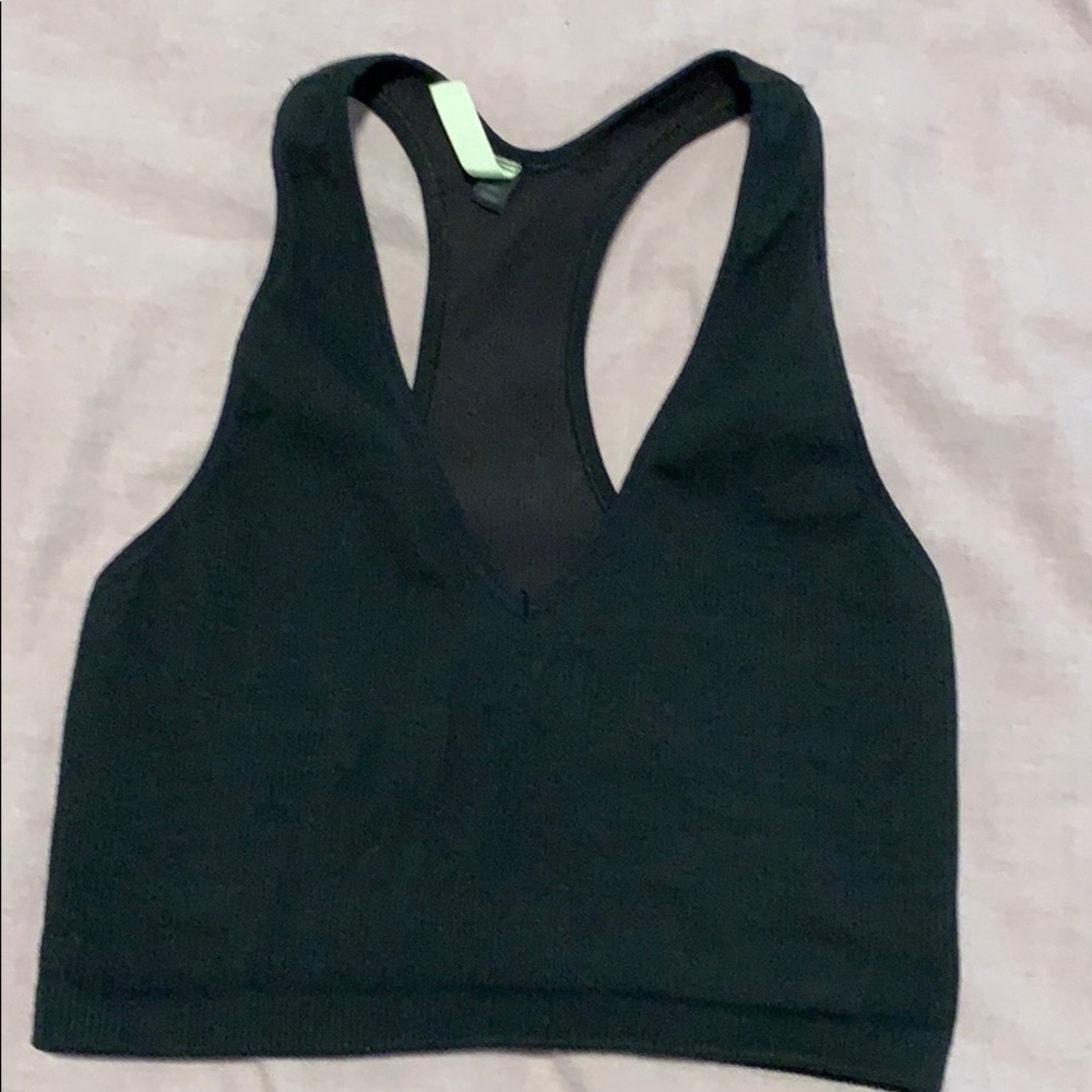 Cropped yoga top